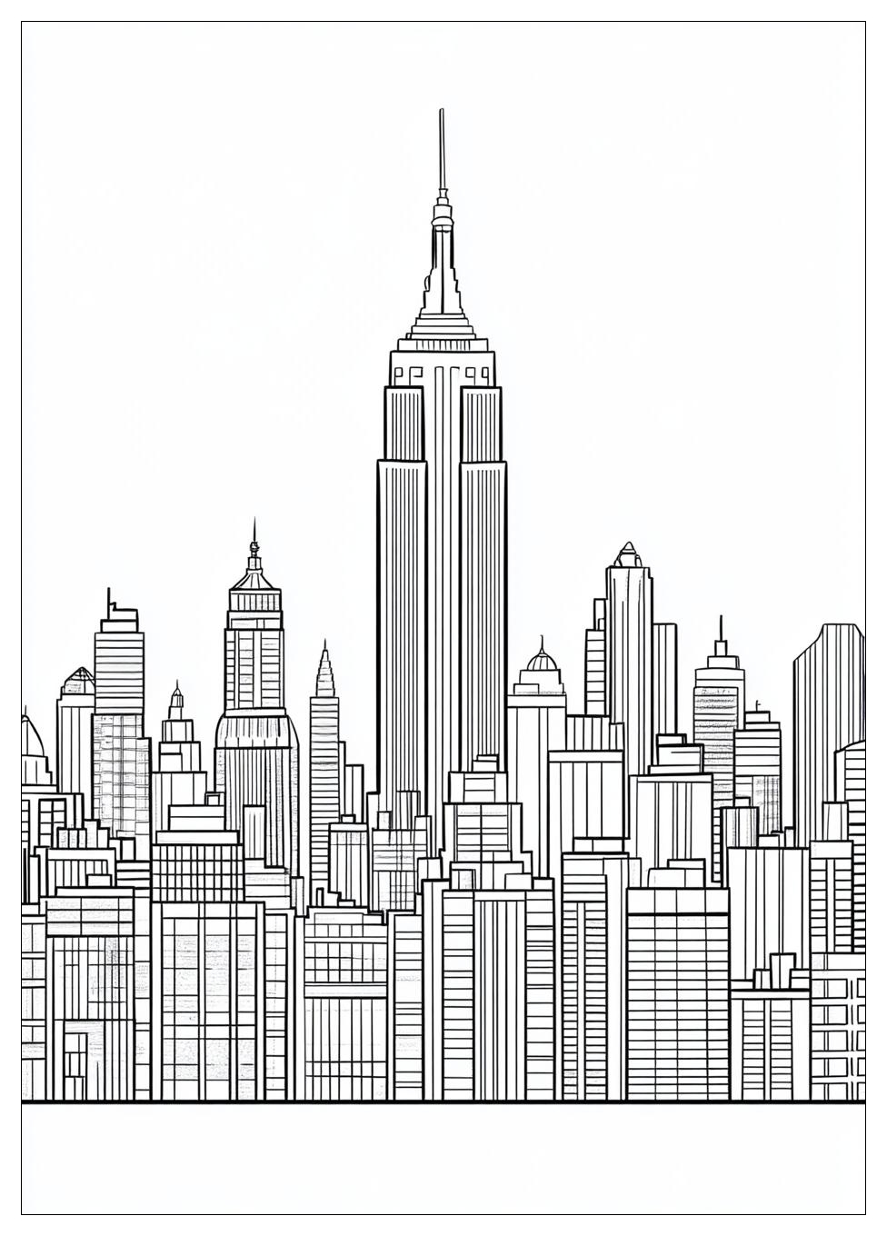 Kolorowanki Do Druku New York 23