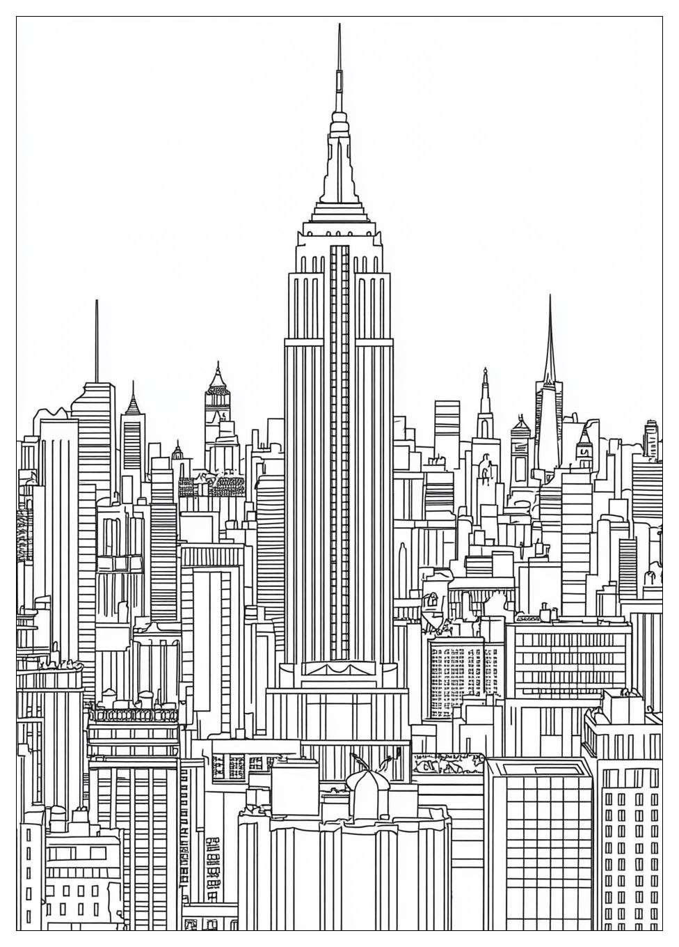 Kolorowanki Do Druku New York 24
