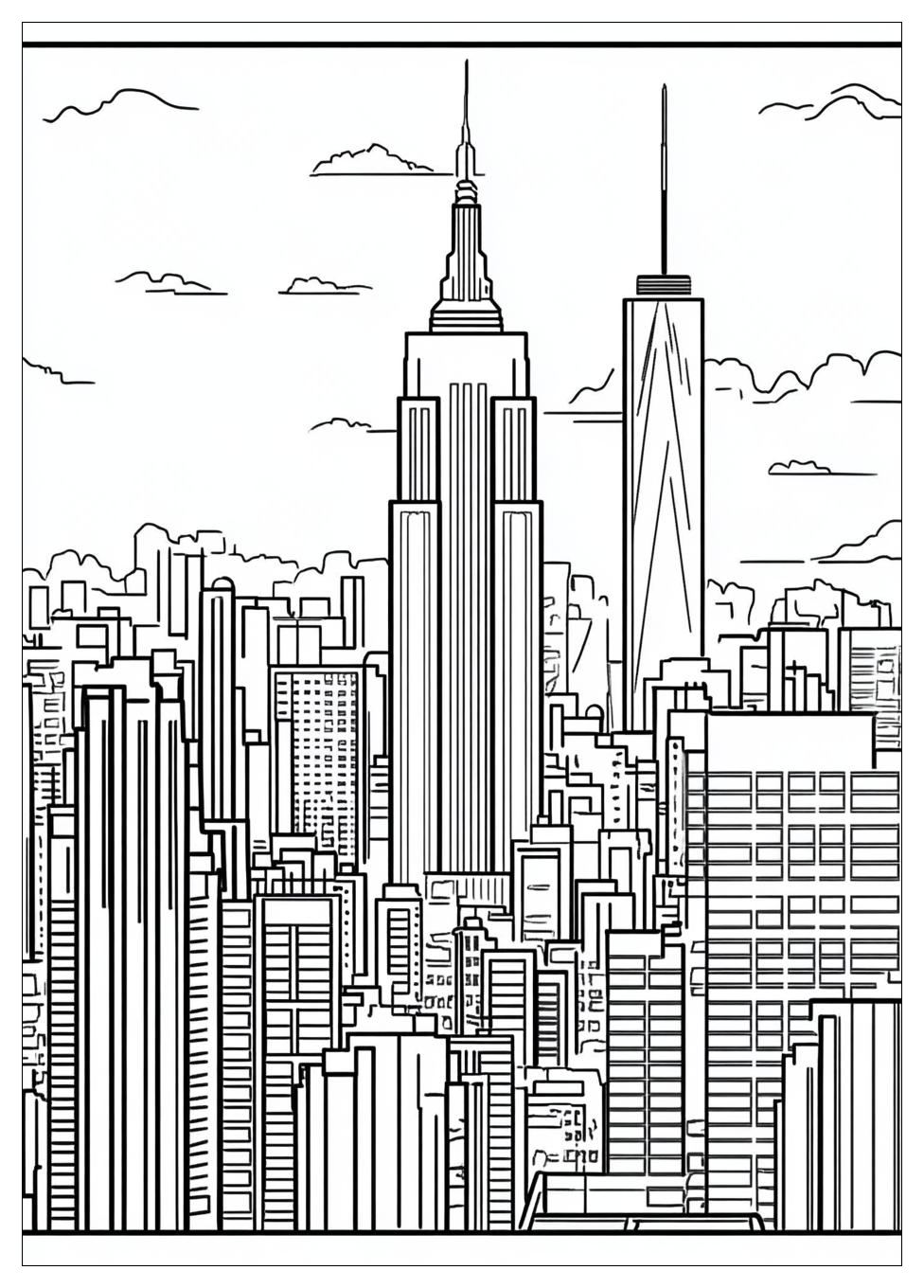 Kolorowanki Do Druku New York 3