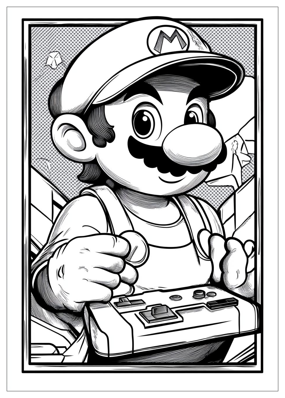 Kolorowanki Do Druku Nintendo 12