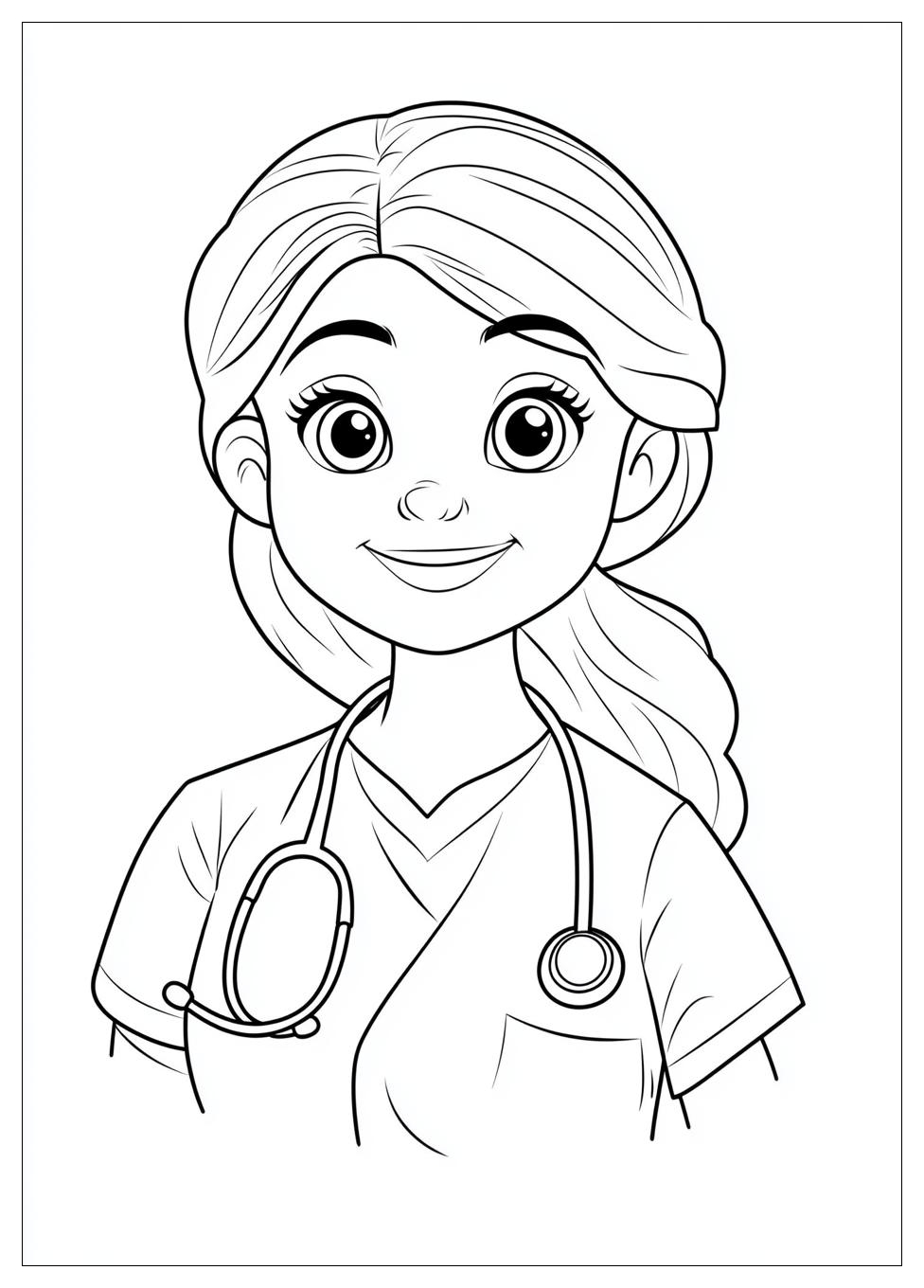 Kolorowanki Do Druku Nurse 14