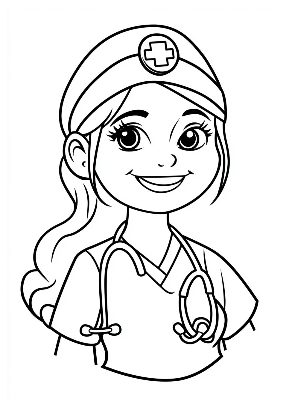 Kolorowanki Do Druku Nurse 17