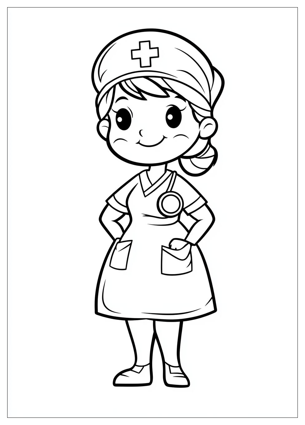 Kolorowanki Do Druku Nurse 2