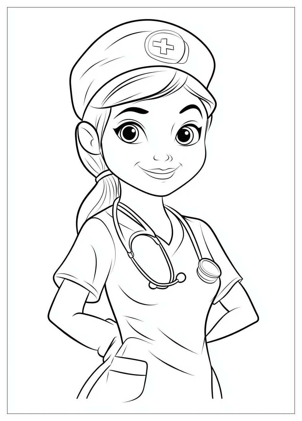 Kolorowanki Do Druku Nurse 3