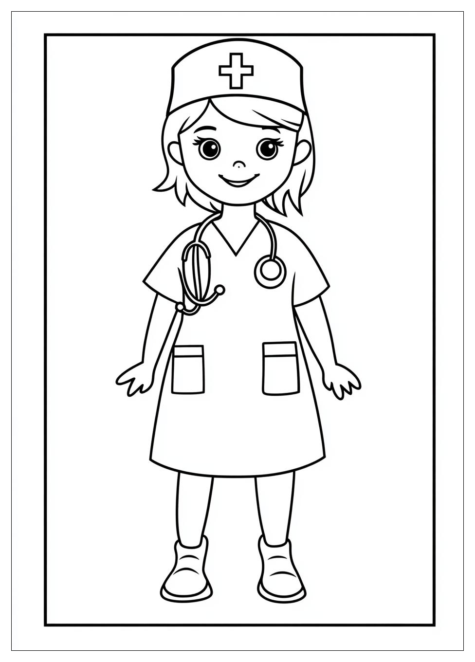 Kolorowanki Do Druku Nurse 4