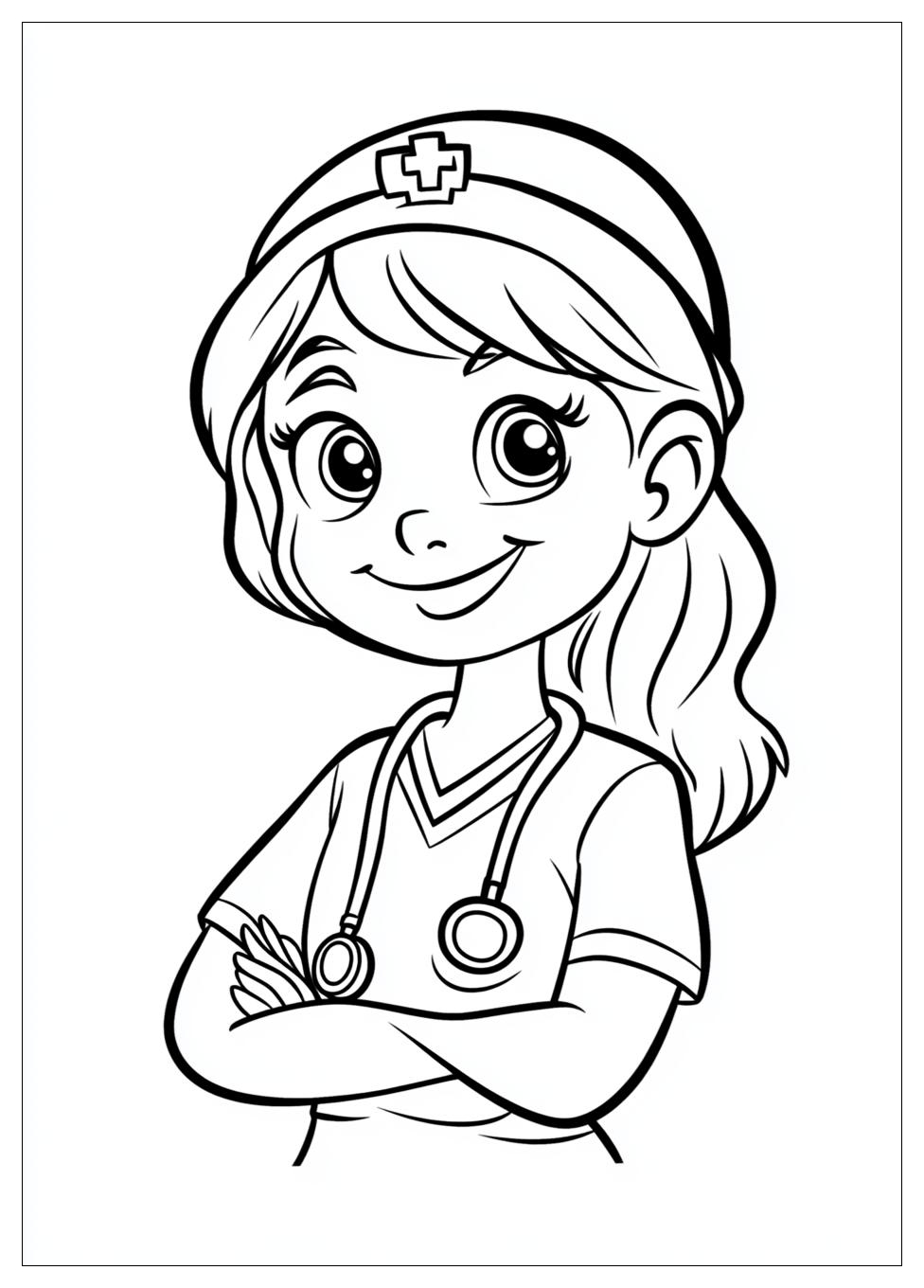Kolorowanki Do Druku Nurse 6