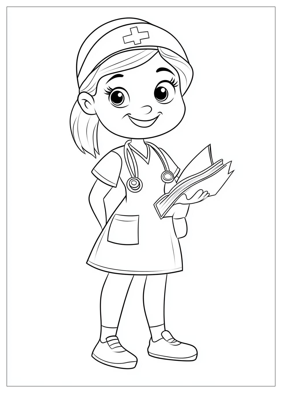 Kolorowanki Do Druku Nurse 7