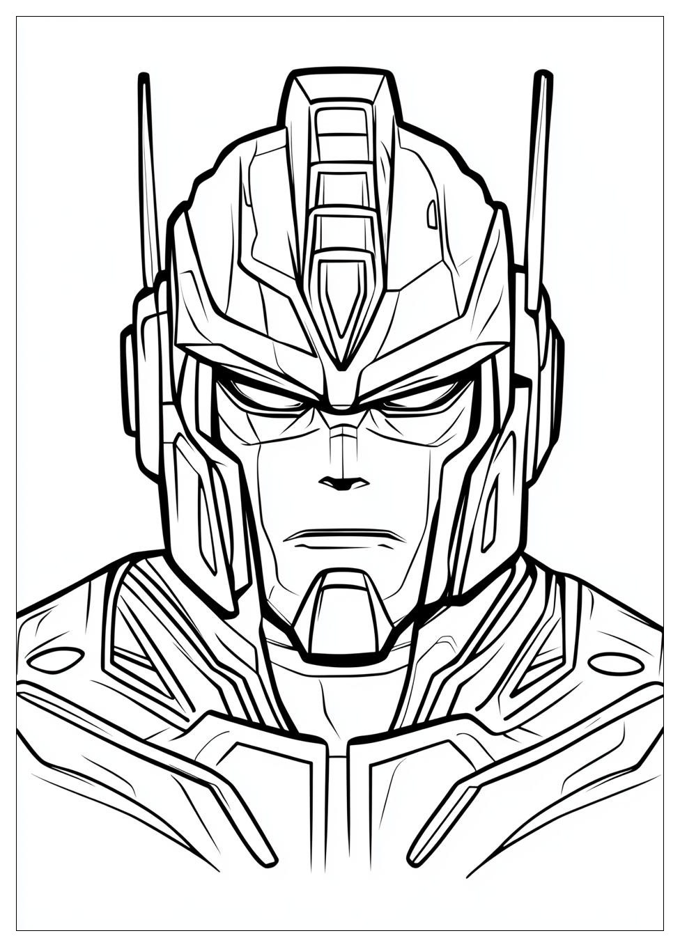 Kolorowanki Do Druku Optimus Prime 1