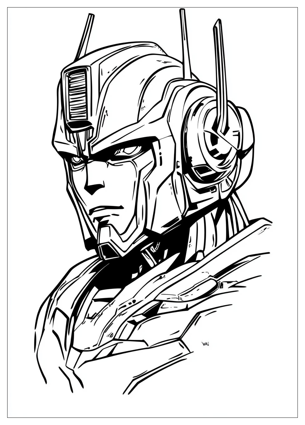Kolorowanki Do Druku Optimus Prime 10
