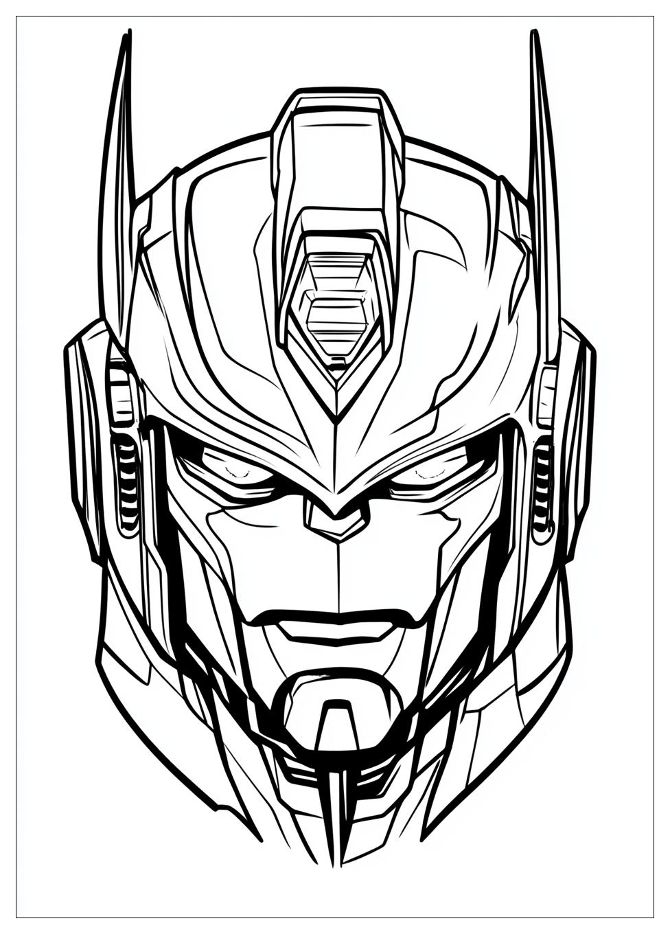 Kolorowanki Do Druku Optimus Prime 12