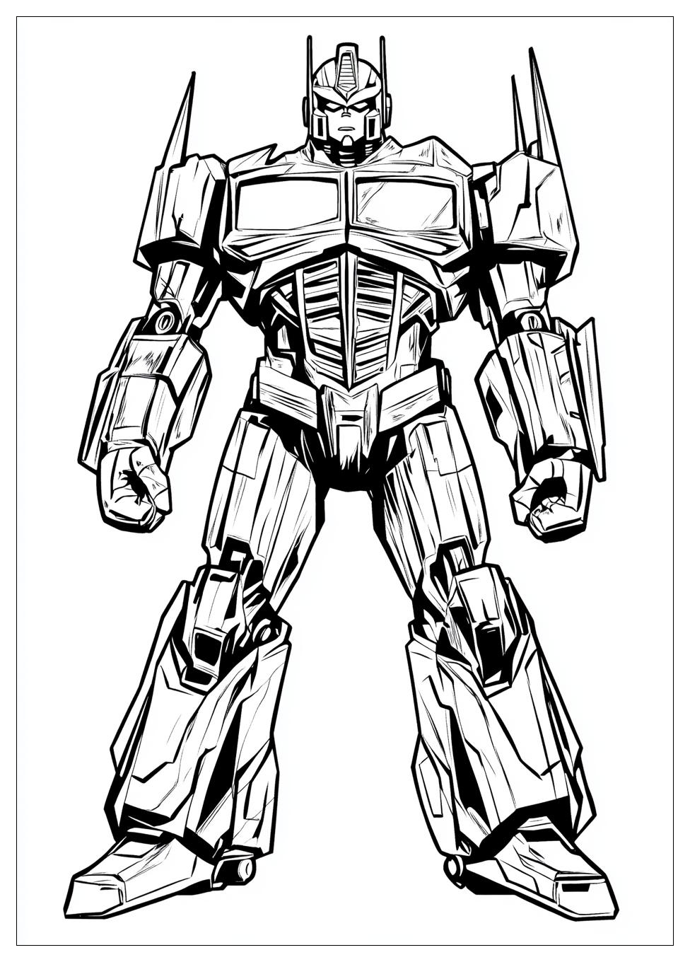 Kolorowanki Do Druku Optimus Prime 13