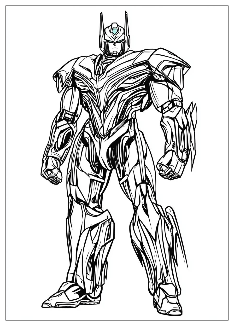 Kolorowanki Do Druku Optimus Prime 15