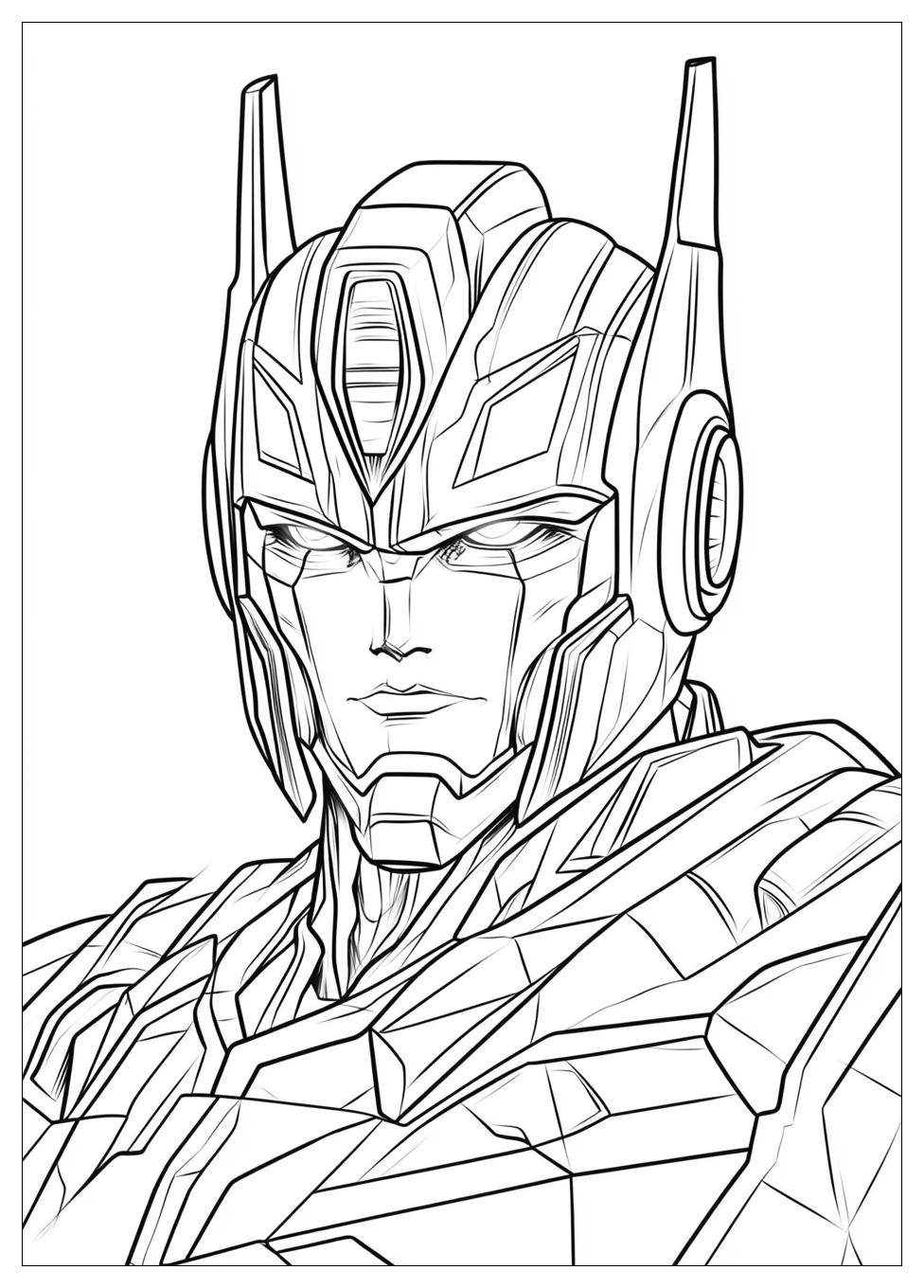 Kolorowanki Do Druku Optimus Prime 2