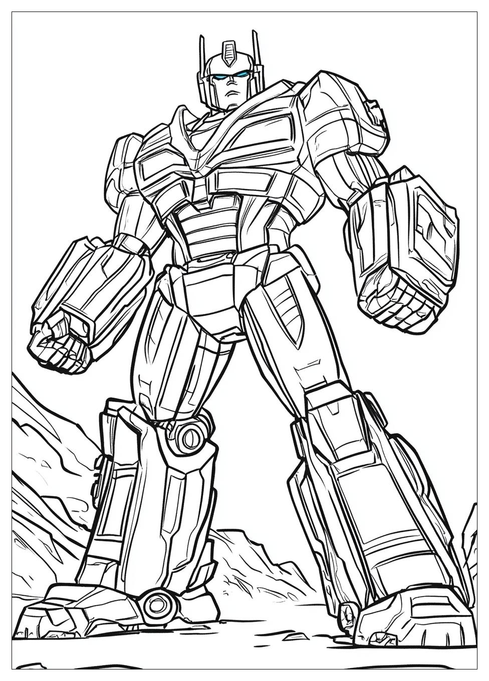 Kolorowanki Do Druku Optimus Prime 21