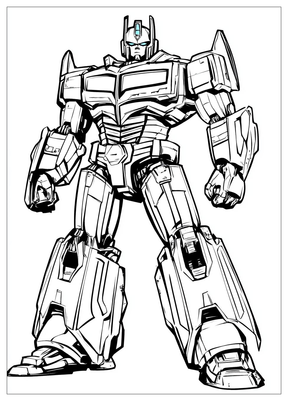 Kolorowanki Do Druku Optimus Prime 24