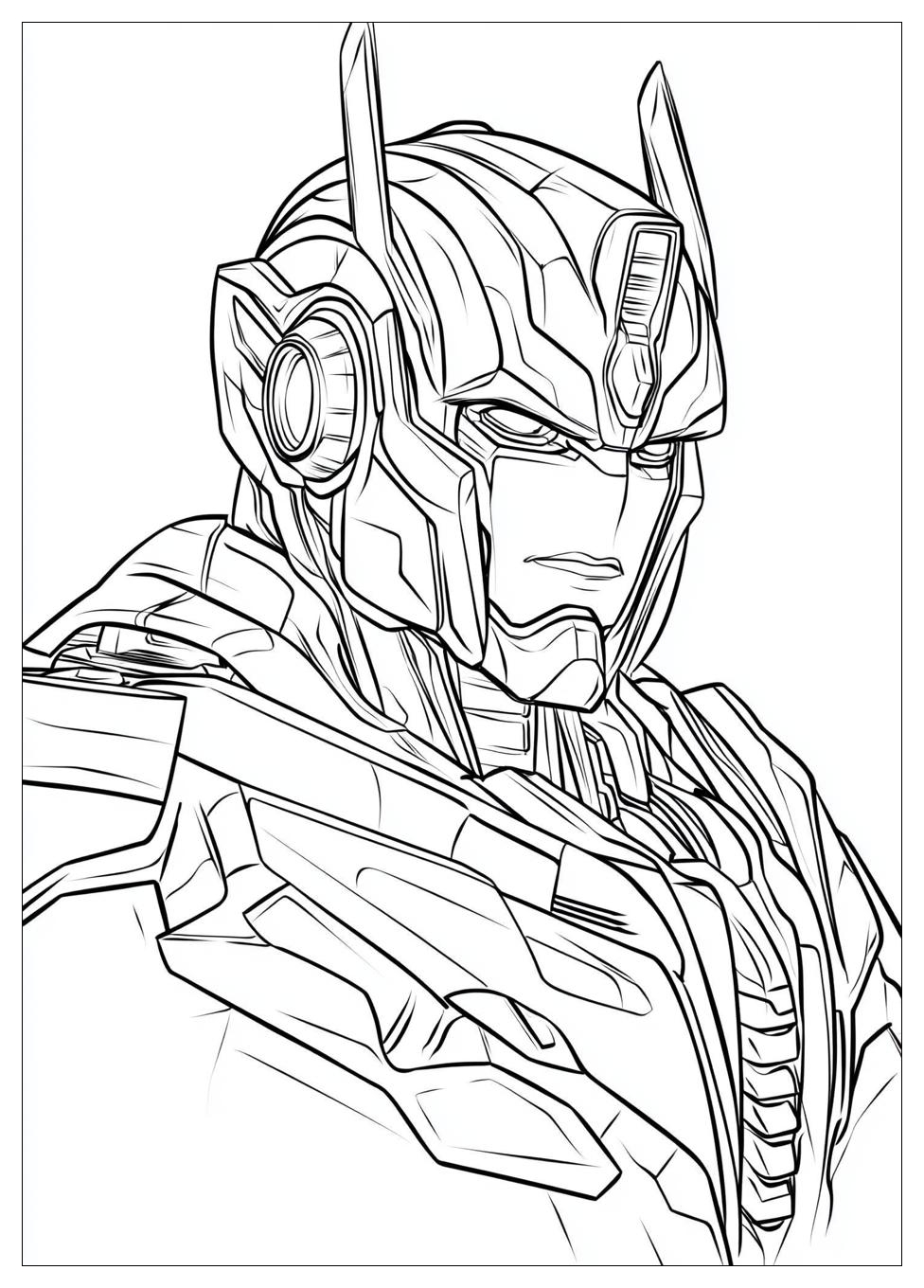 Kolorowanki Do Druku Optimus Prime 4