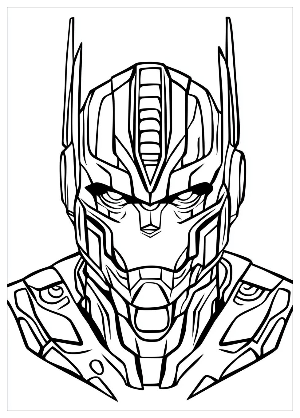 Kolorowanki Do Druku Optimus Prime 5