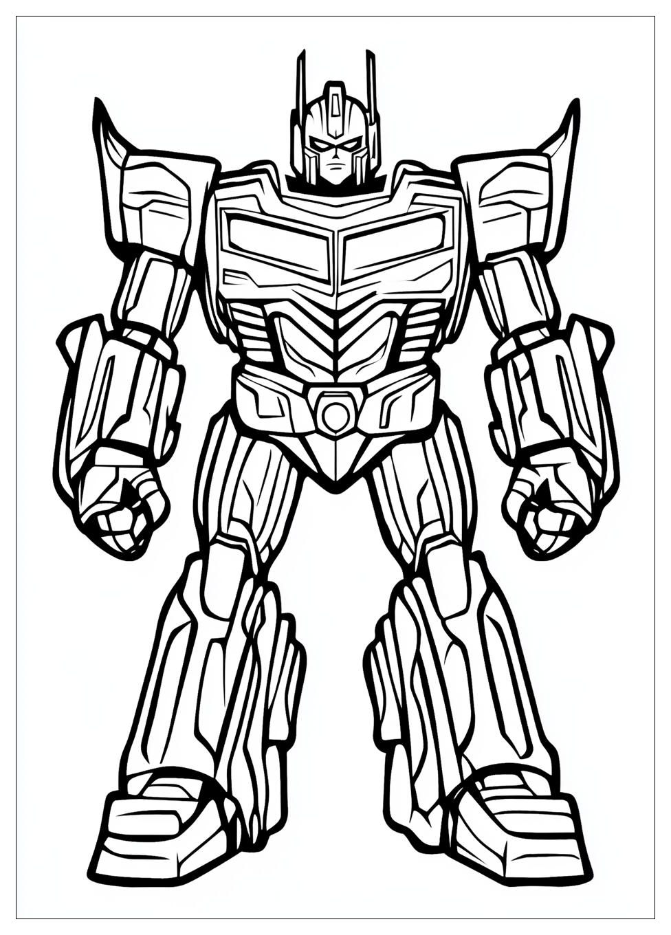 Kolorowanki Do Druku Optimus Prime 6