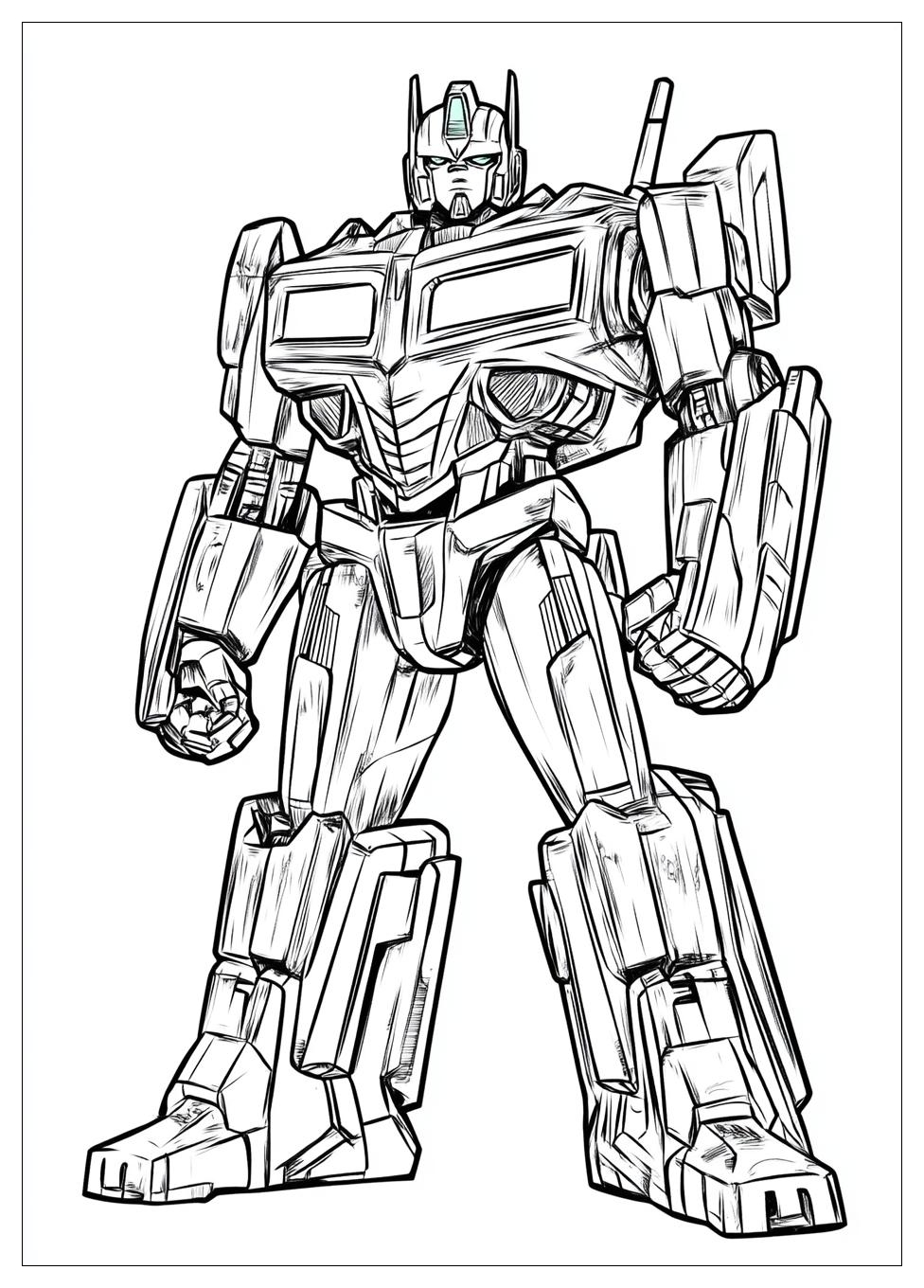 Kolorowanki Do Druku Optimus Prime 7