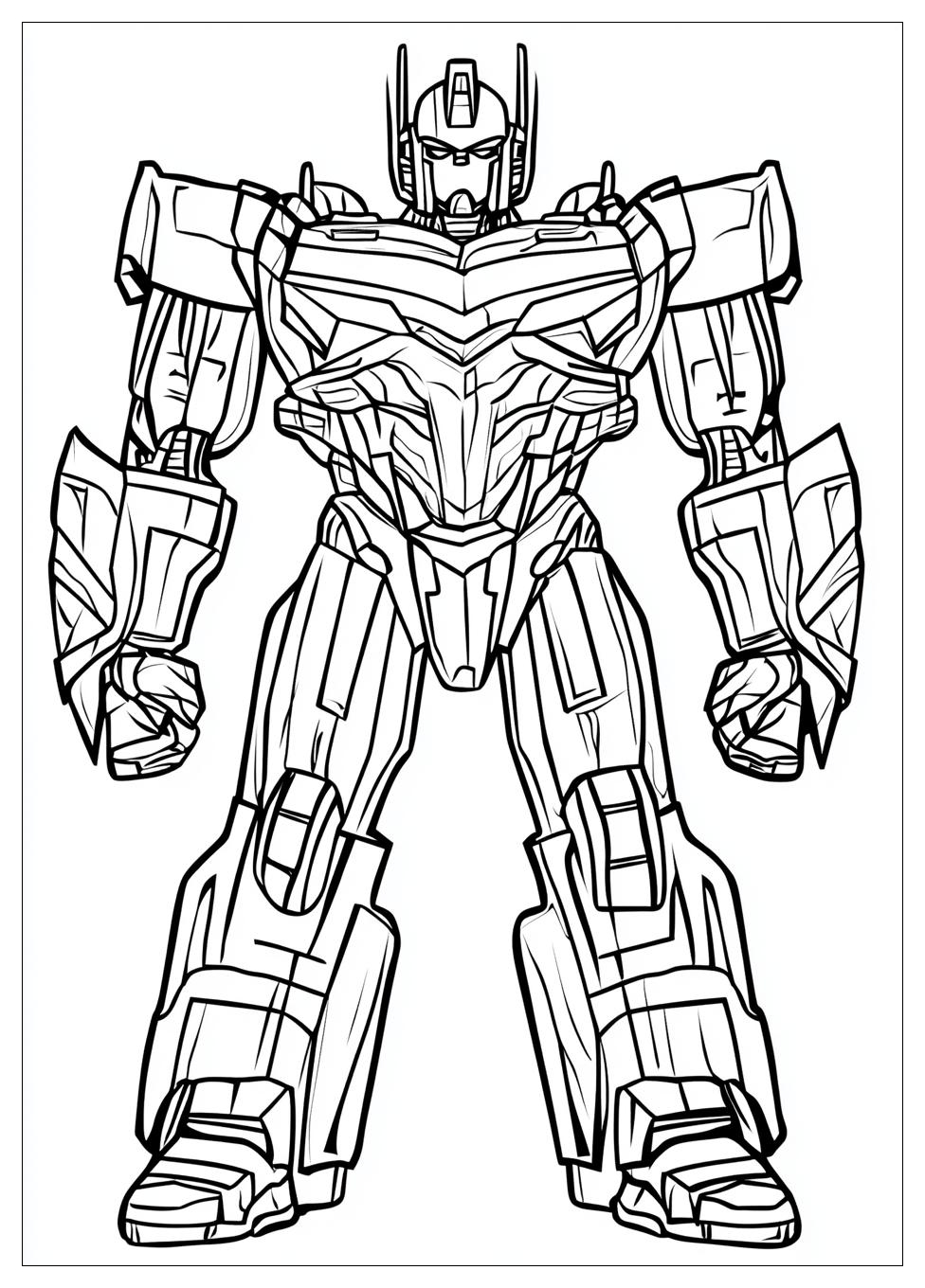 Kolorowanki Do Druku Optimus Prime 8