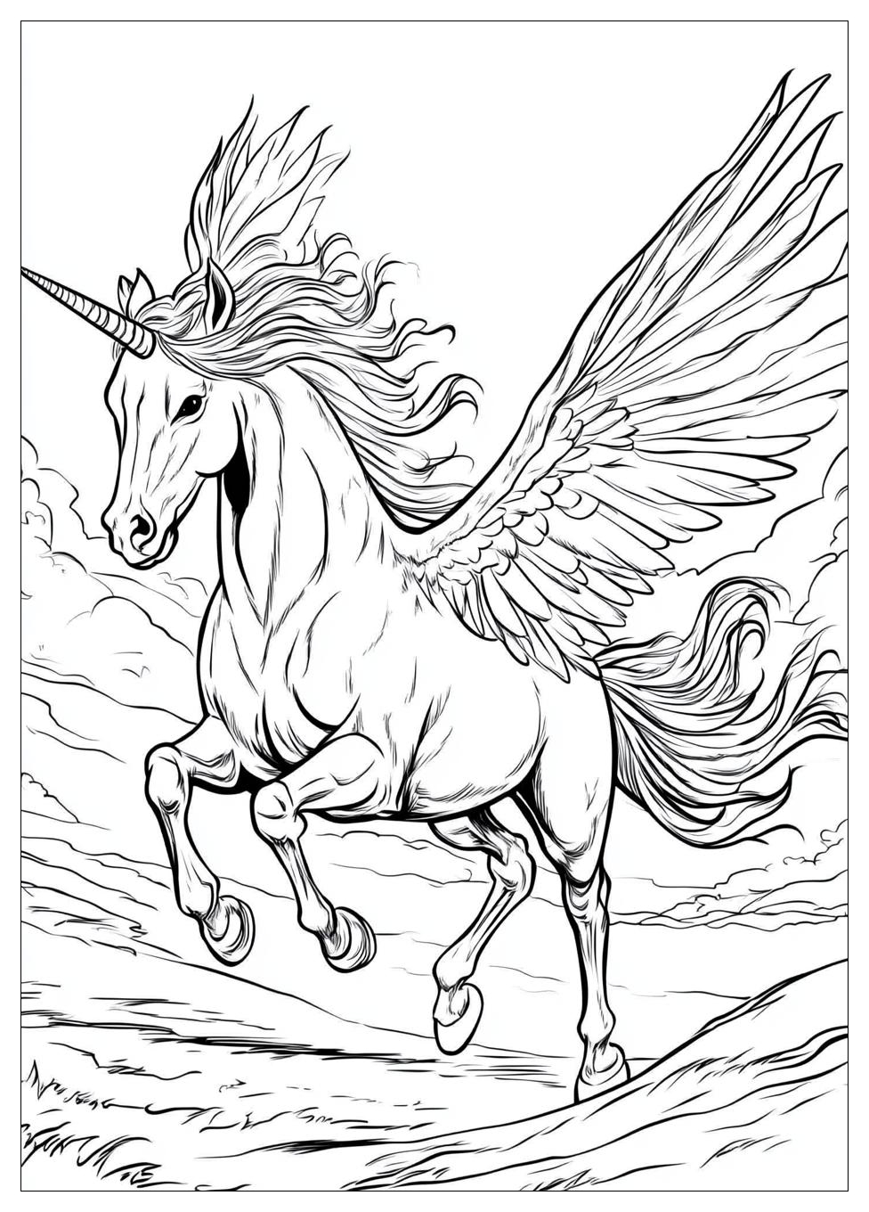 Kolorowanki Do Druku Pegasus 1