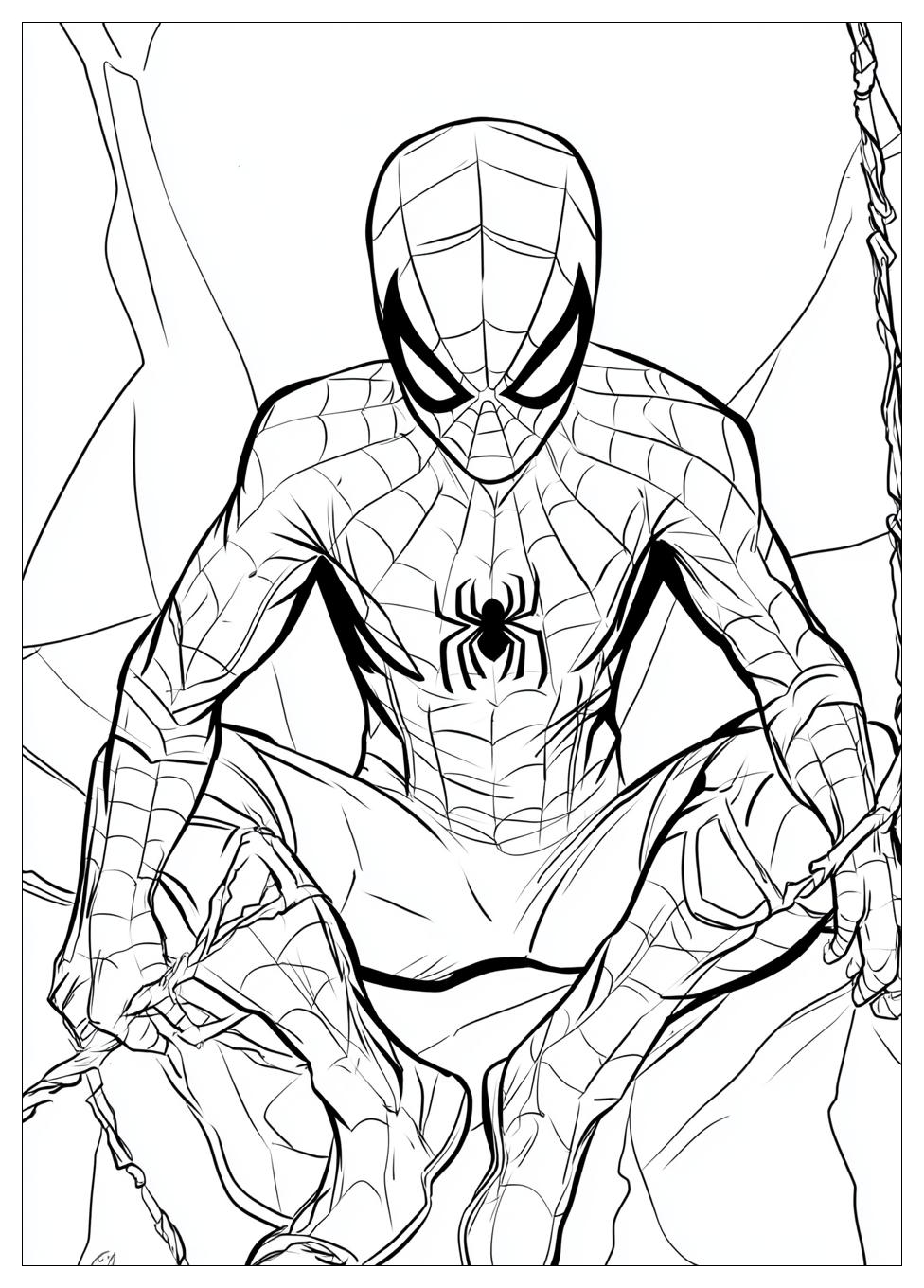 Kolorowanki Do Druku Peter Parker 12