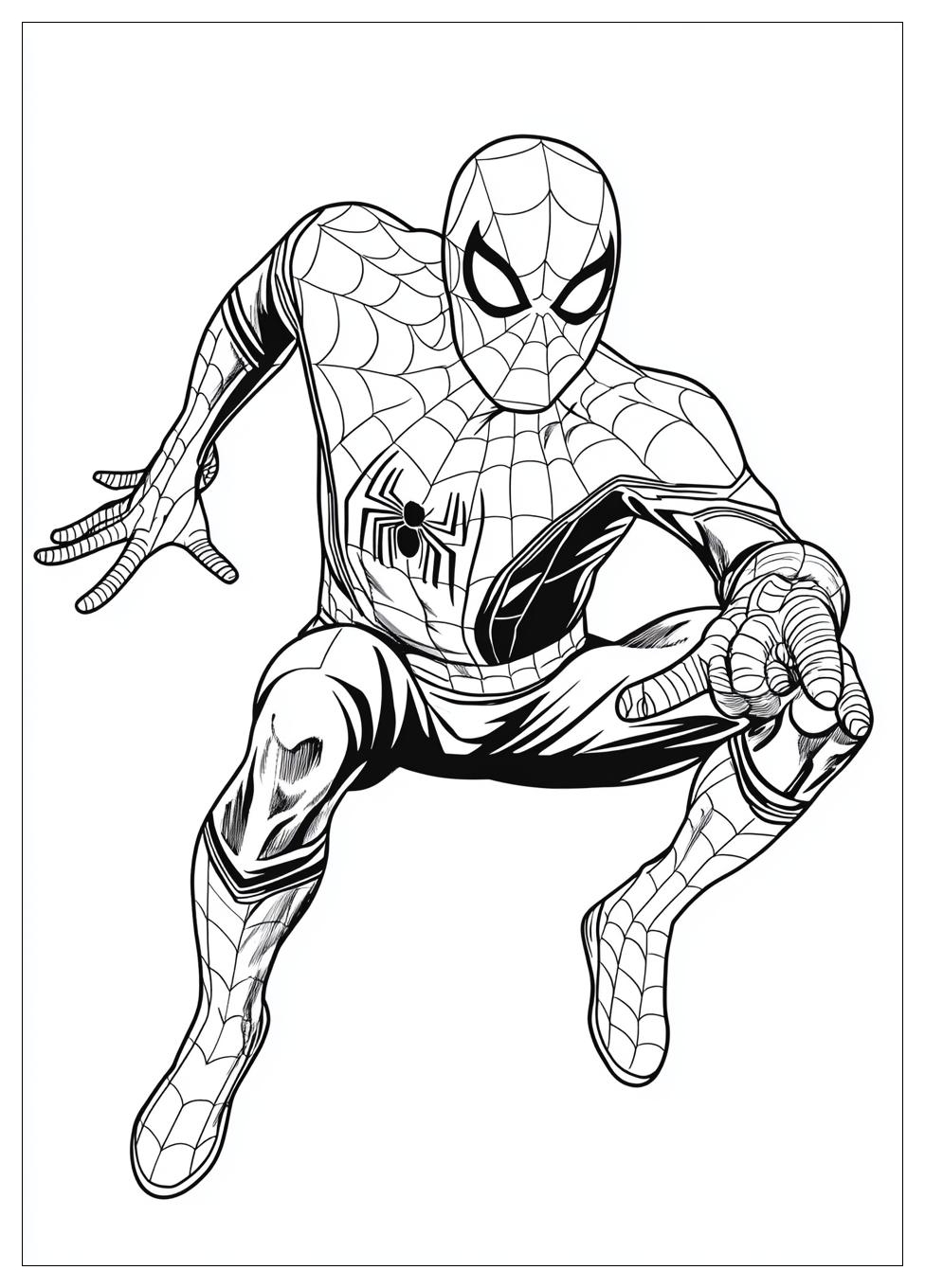 Kolorowanki Do Druku Peter Parker 4