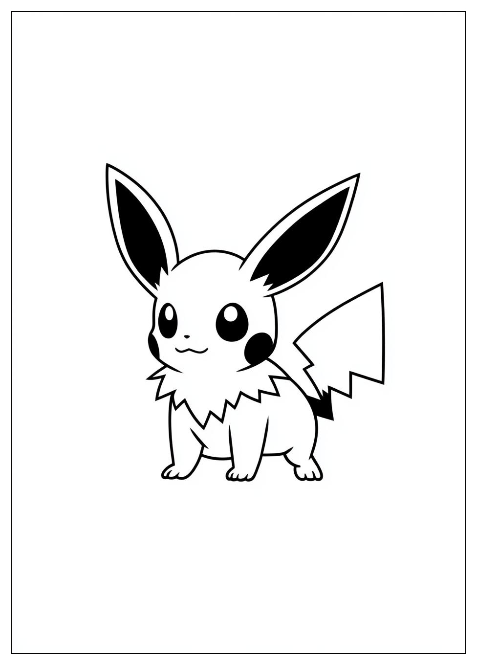 Kolorowanki Do Druku Pichu 1