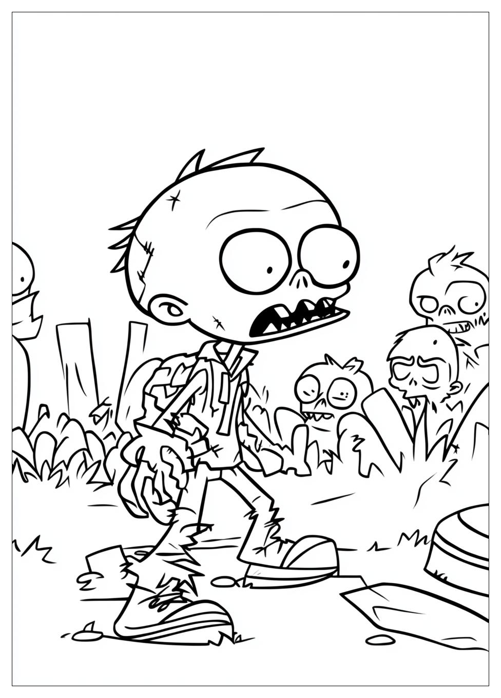 Kolorowanki Do Druku Plants Vs Zombies 17