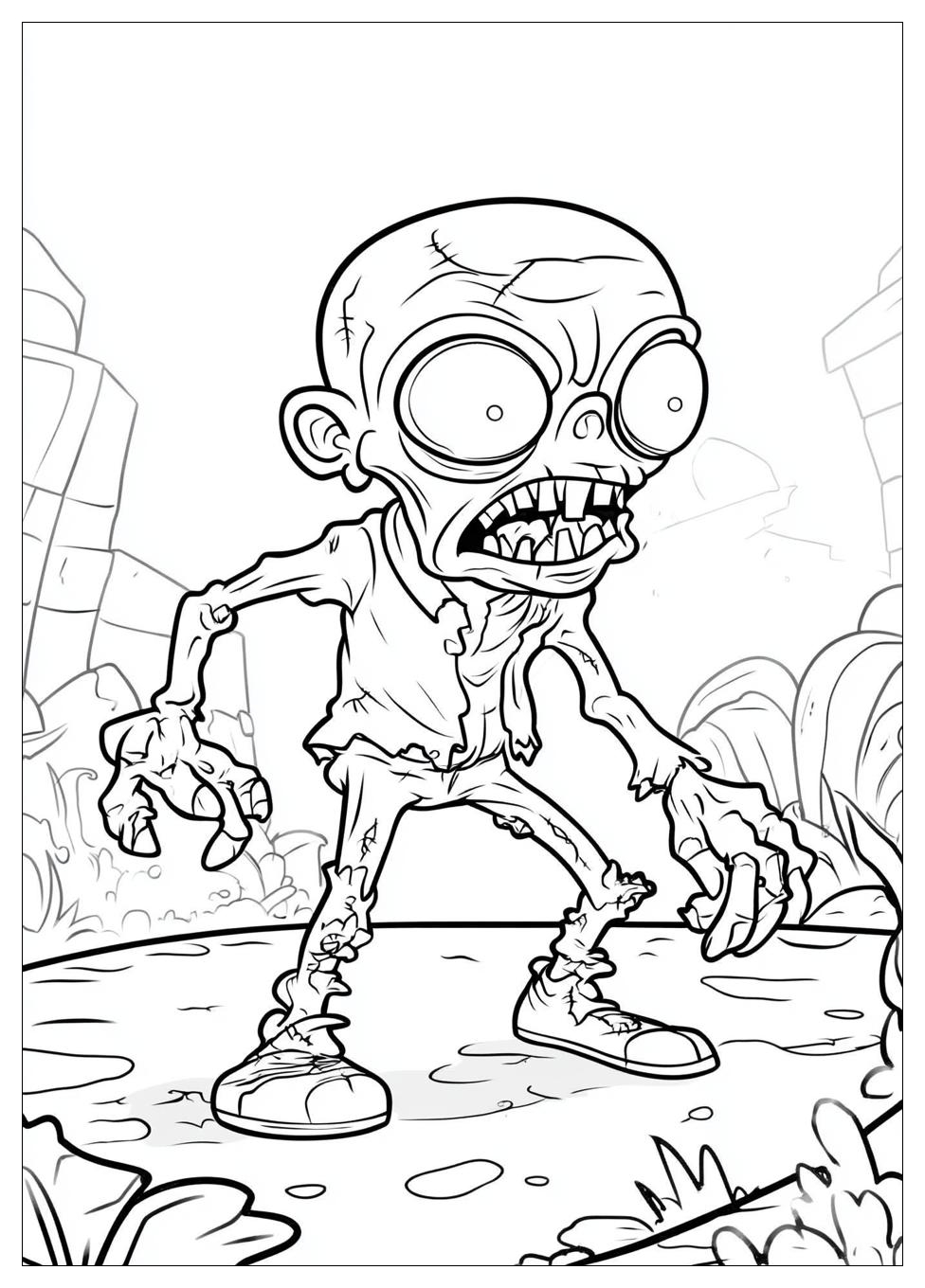 Kolorowanki Do Druku Plants Vs Zombies 19