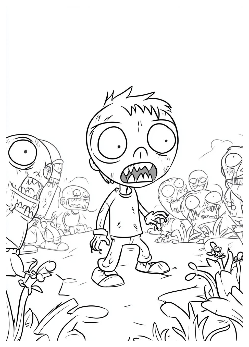 Kolorowanki Do Druku Plants Vs Zombies 21