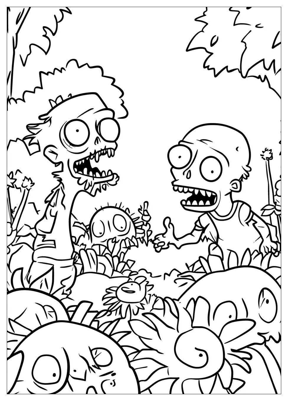 Kolorowanki Do Druku Plants Vs Zombies 22