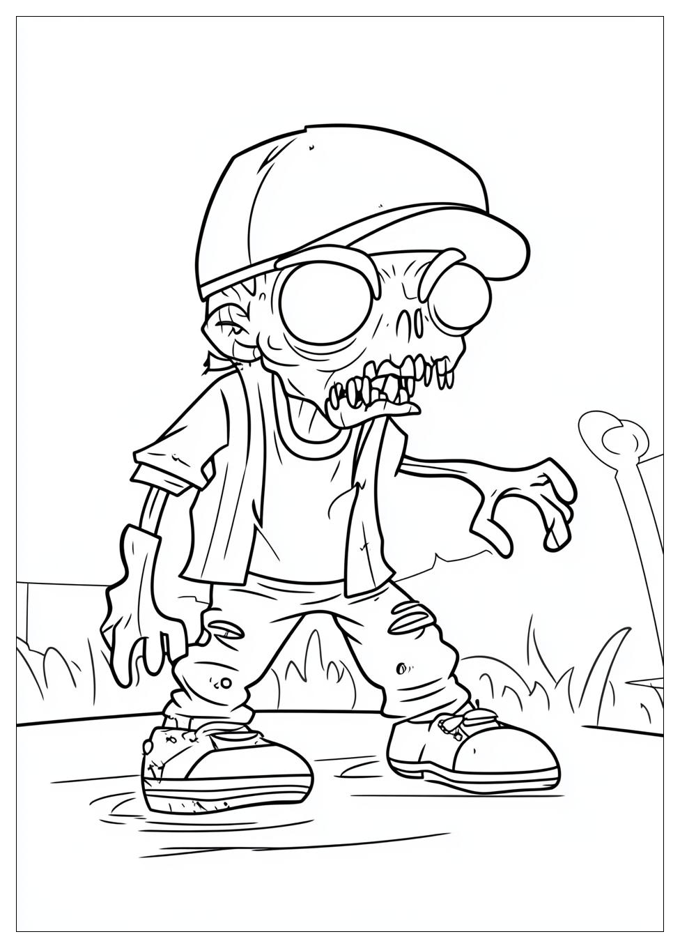 Kolorowanki Do Druku Plants Vs Zombies 24