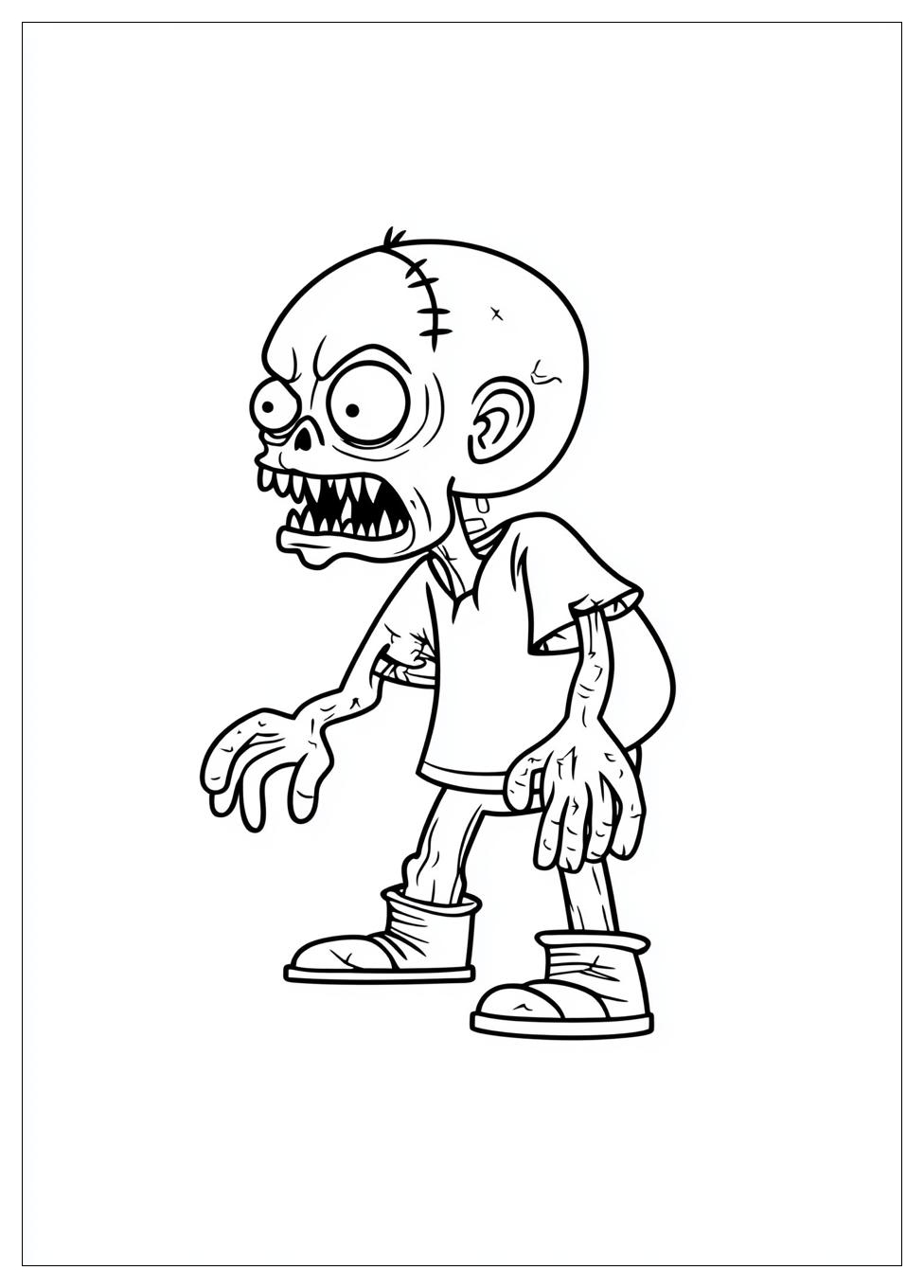 Kolorowanki Do Druku Plants Vs Zombies 4