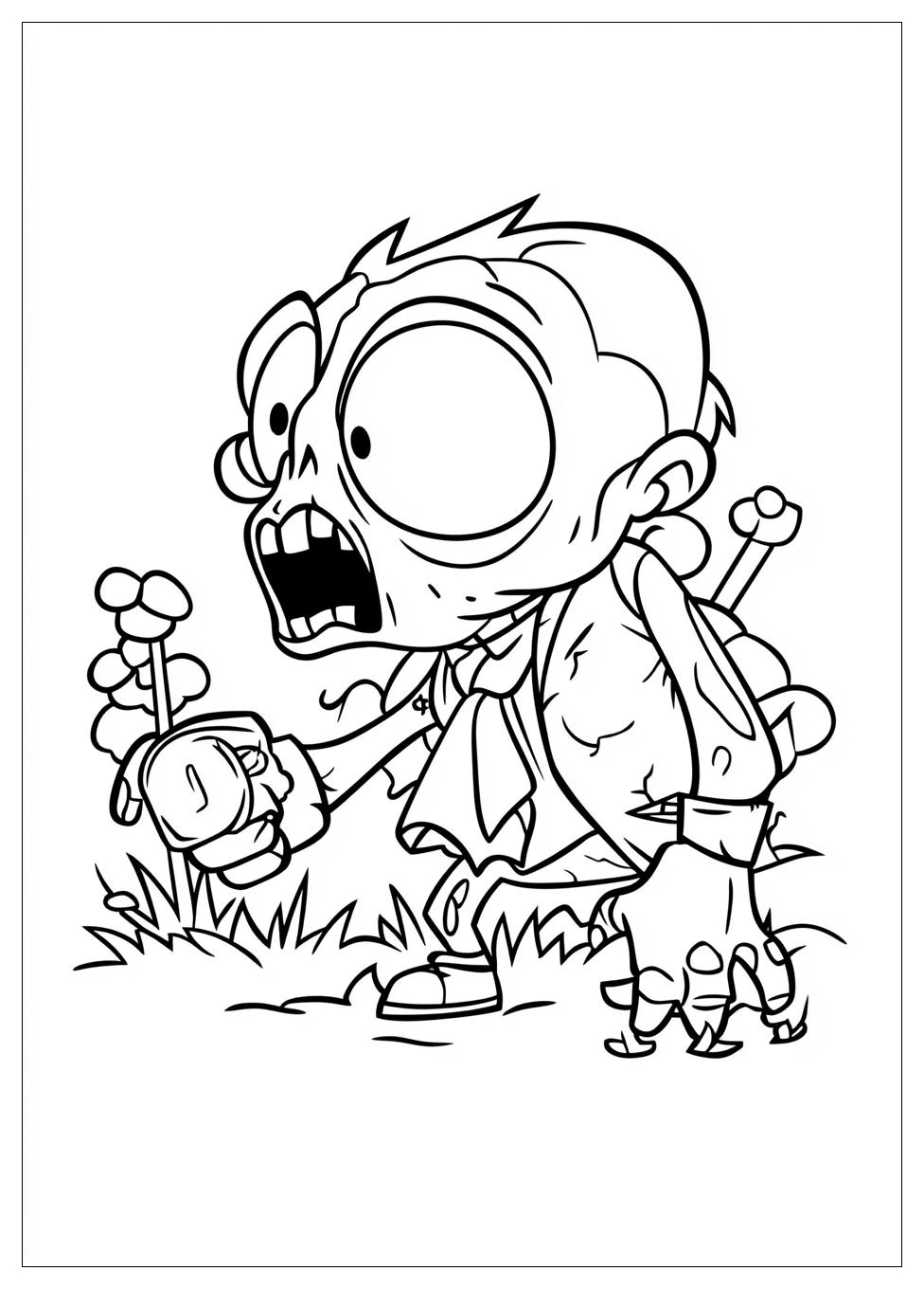 Kolorowanki Do Druku Plants Vs Zombies 7