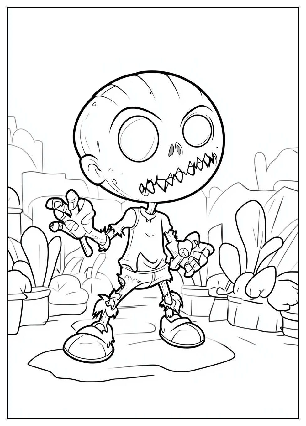 Kolorowanki Do Druku Plants Vs Zombies 8