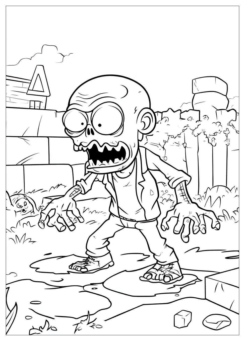 Kolorowanki Do Druku Plants Vs Zombies 9