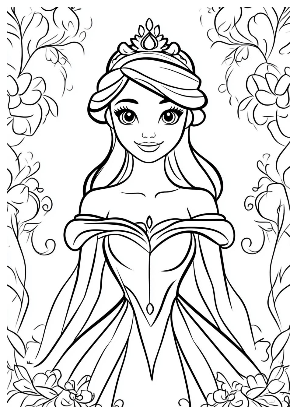Kolorowanki Do Druku Princess 1