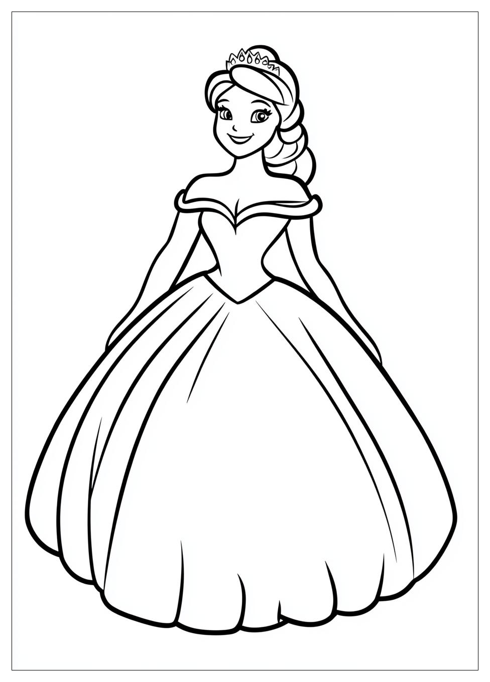 Kolorowanki Do Druku Princess 10