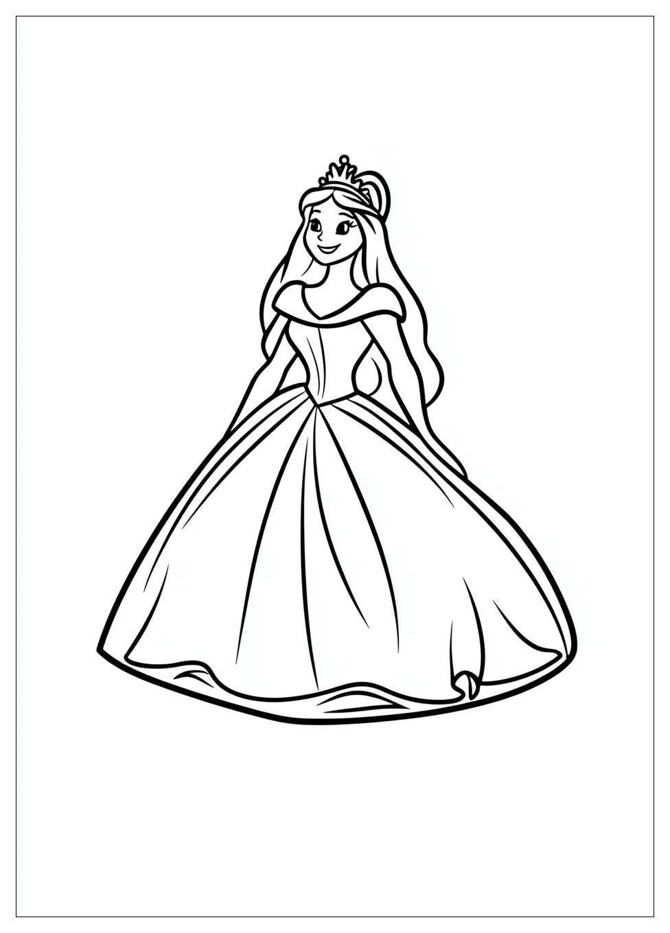 Kolorowanki Do Druku Princess 12