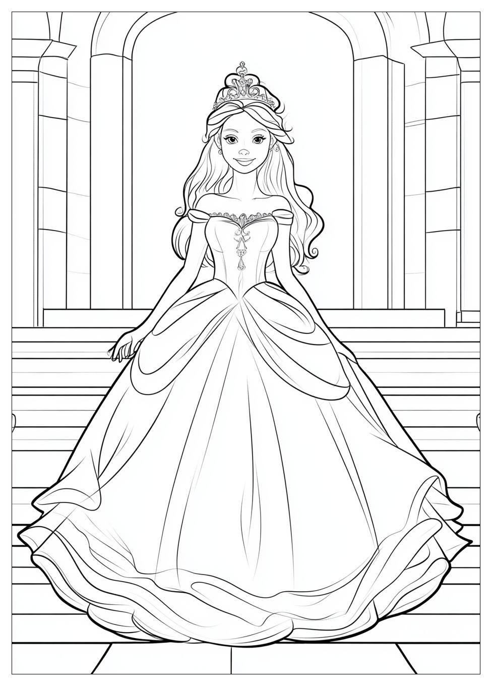 Kolorowanki Do Druku Princess 17