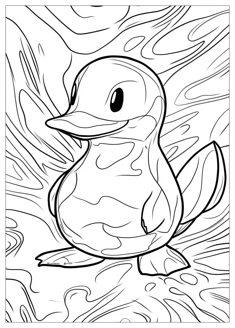 Kolorowanki Do Druku Psyduck 2