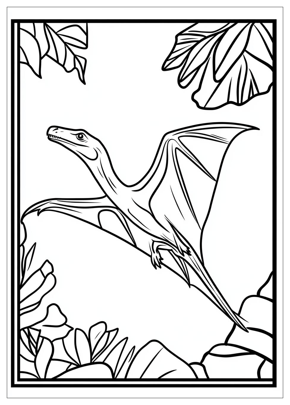 Kolorowanki Do Druku Pterodaktyl 2