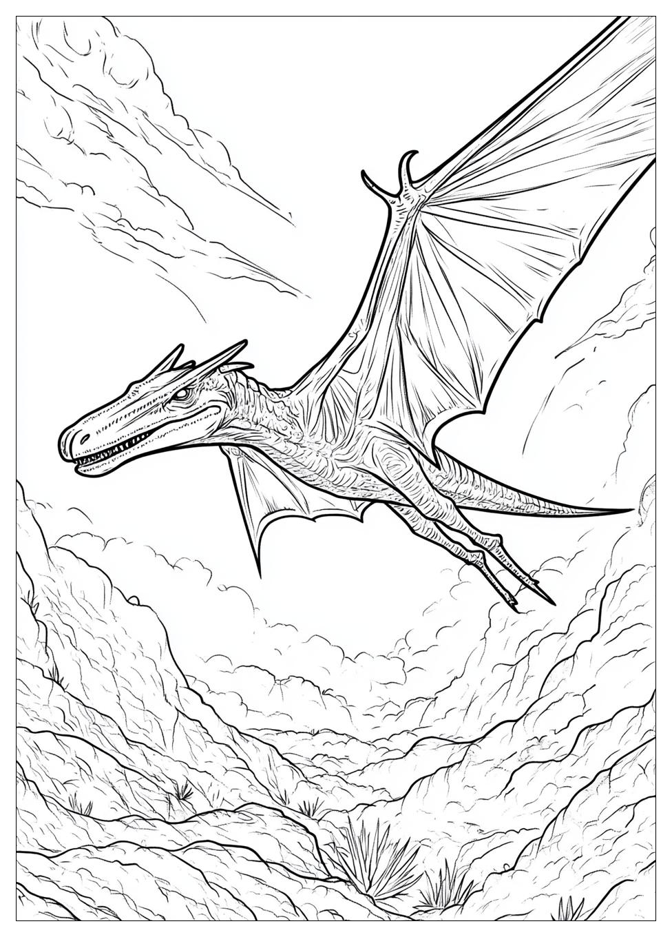 Kolorowanki Do Druku Pterodaktyl 21