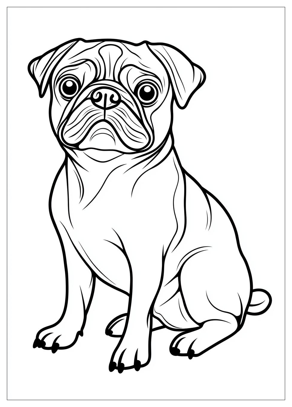 Kolorowanki Do Druku Pug 10