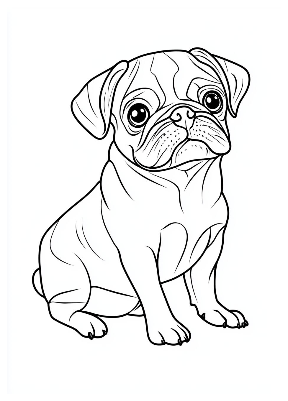 Kolorowanki Do Druku Pug 13