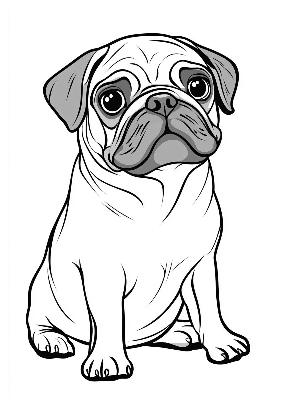 Kolorowanki Do Druku Pug 14