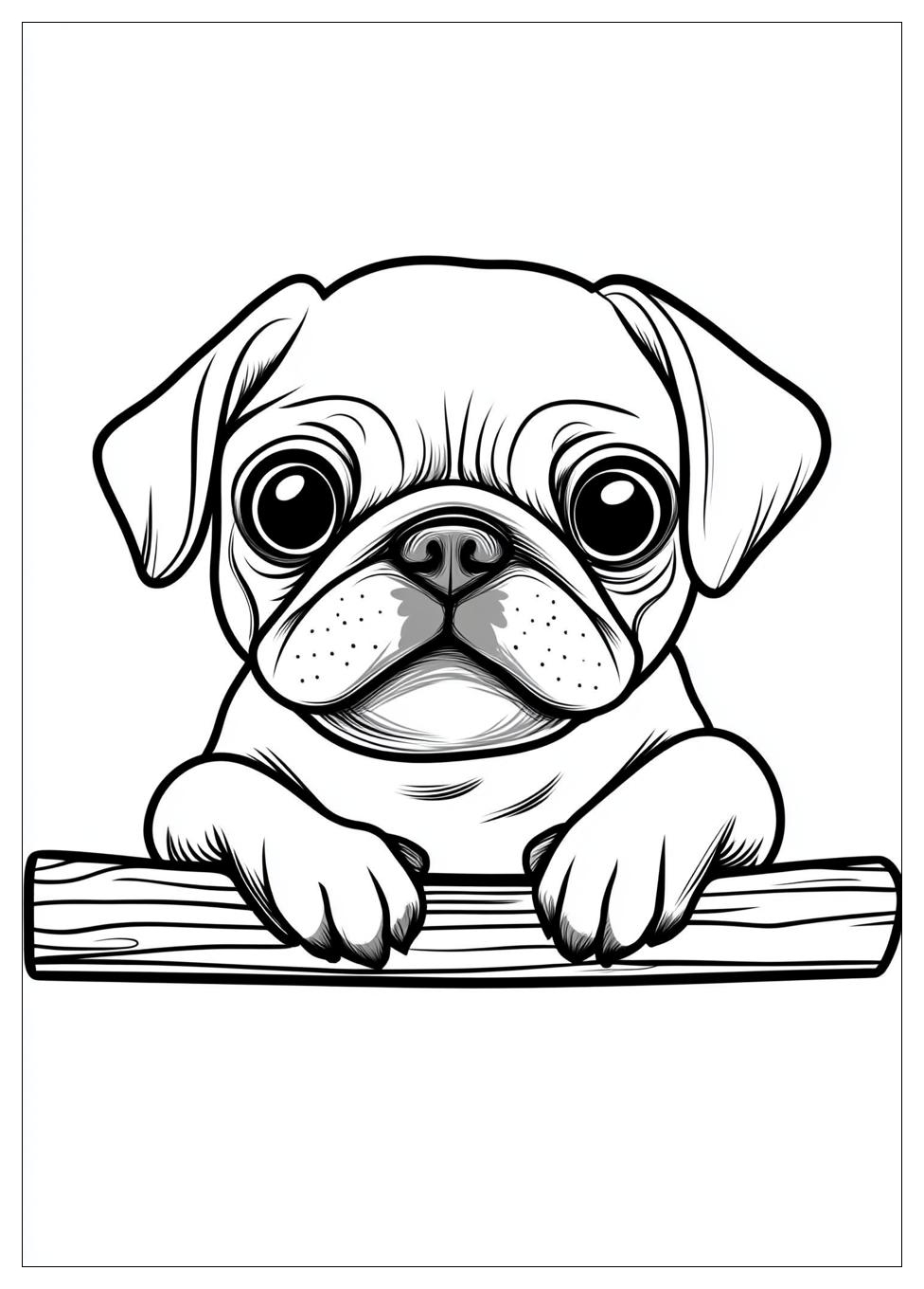 Kolorowanki Do Druku Pug 16