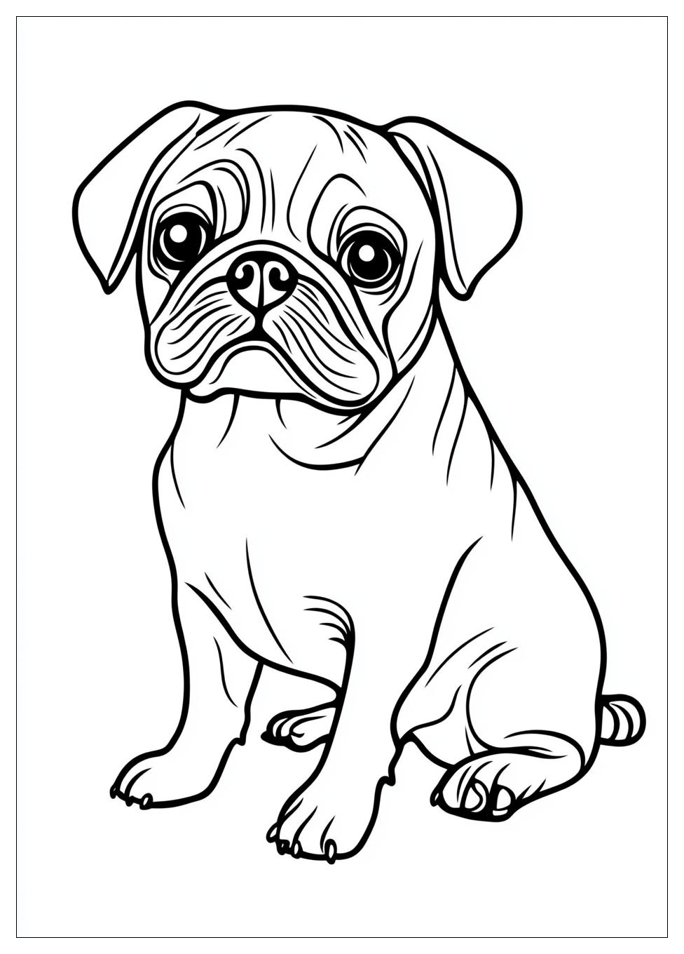 Kolorowanki Do Druku Pug 2