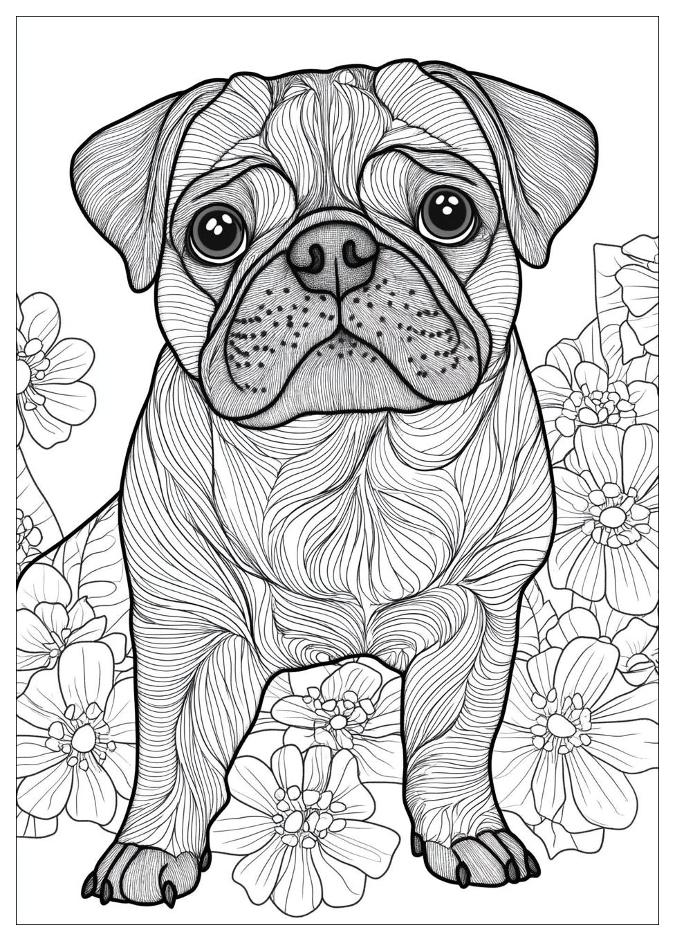Kolorowanki Do Druku Pug 21